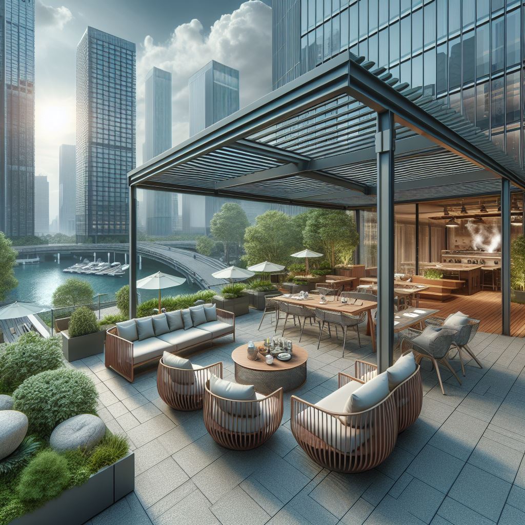 Outdoor Patio for Highrise building